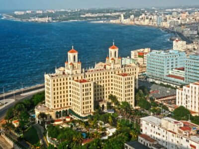 Vedere aeriana a orasului Havana, Cuba